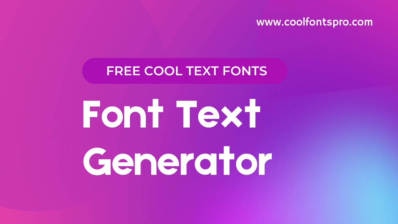 Font Text Generator